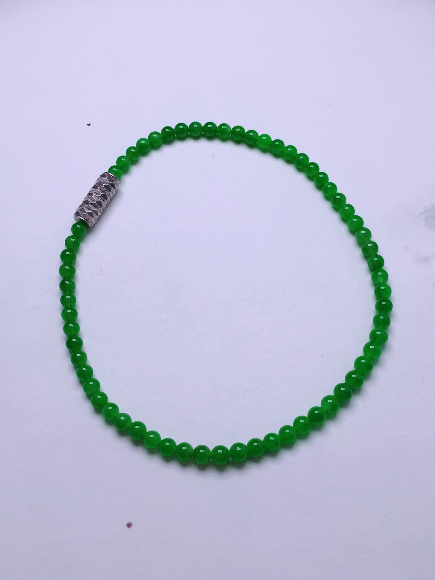 ️高冰绿珠子手串，晶莹剔透，新颖时尚，2.5-3