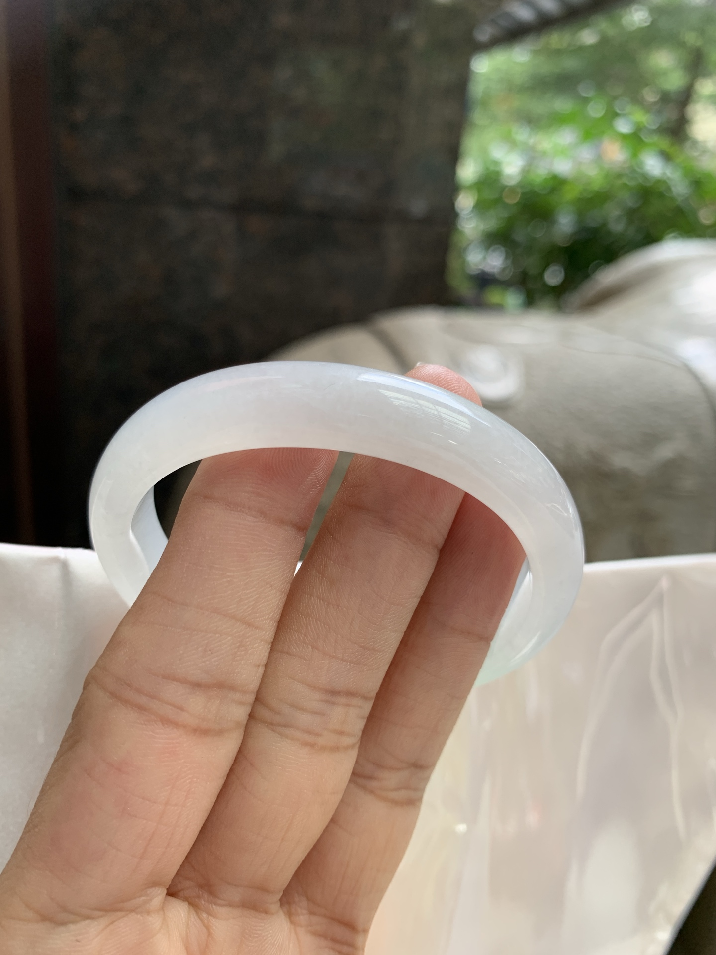 冰飘绿贵妃,打灯细纹