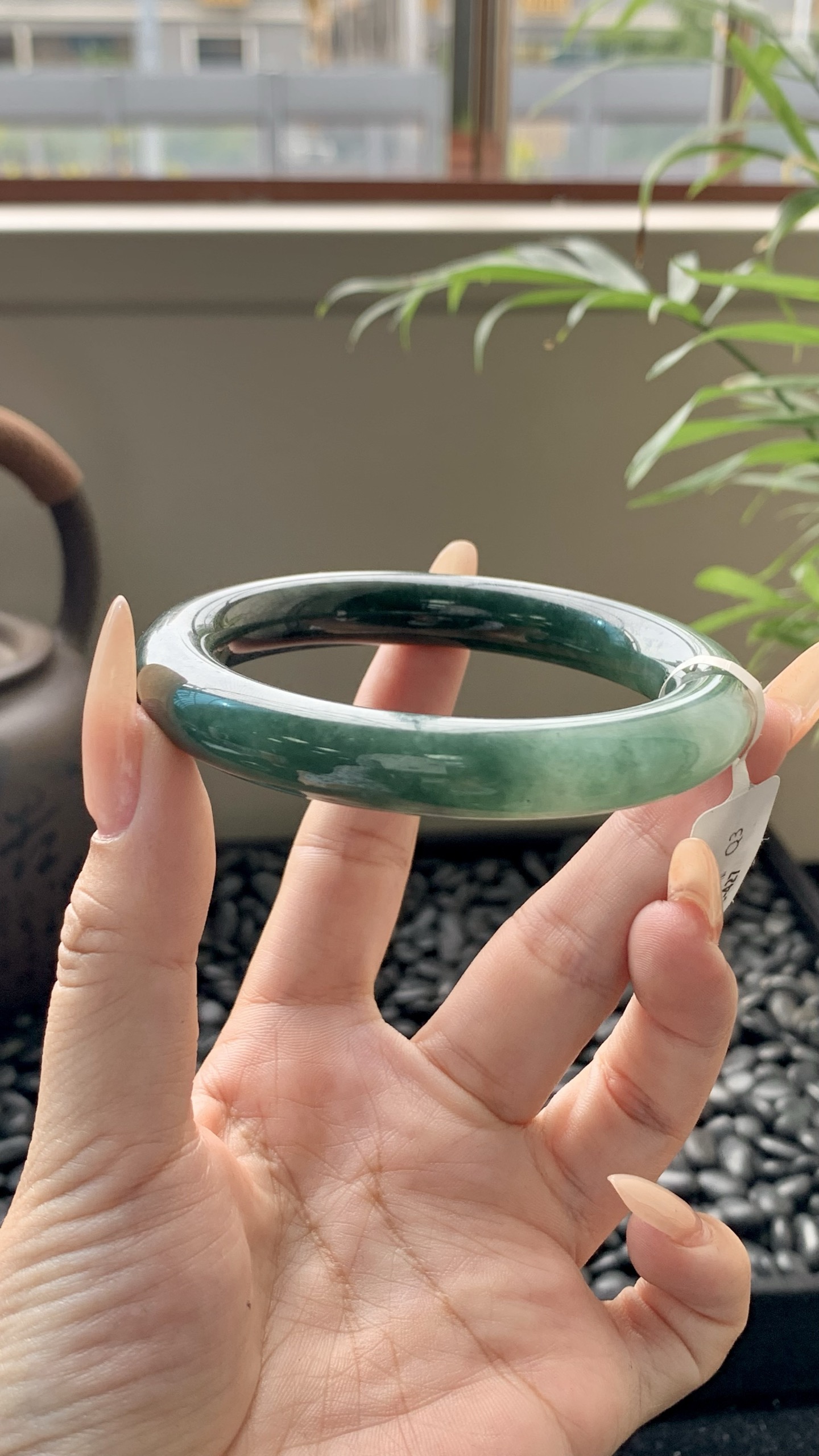 油青半山水飘花正圈成品 HYC-427 ⭕️55.5-10.5-11