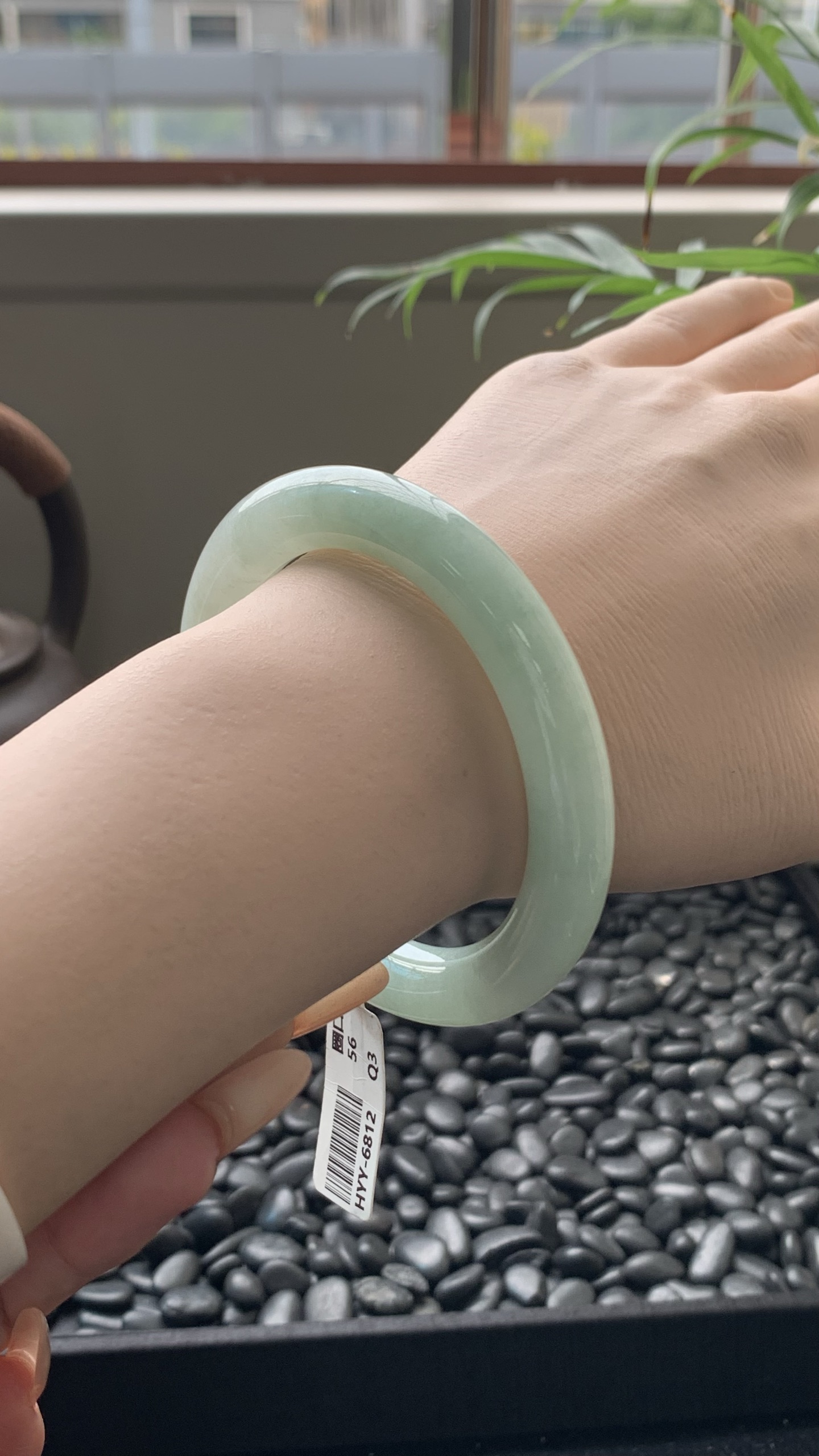 冰晴绿圆条成品 HYY-6812 ⭕️56.5-10-10