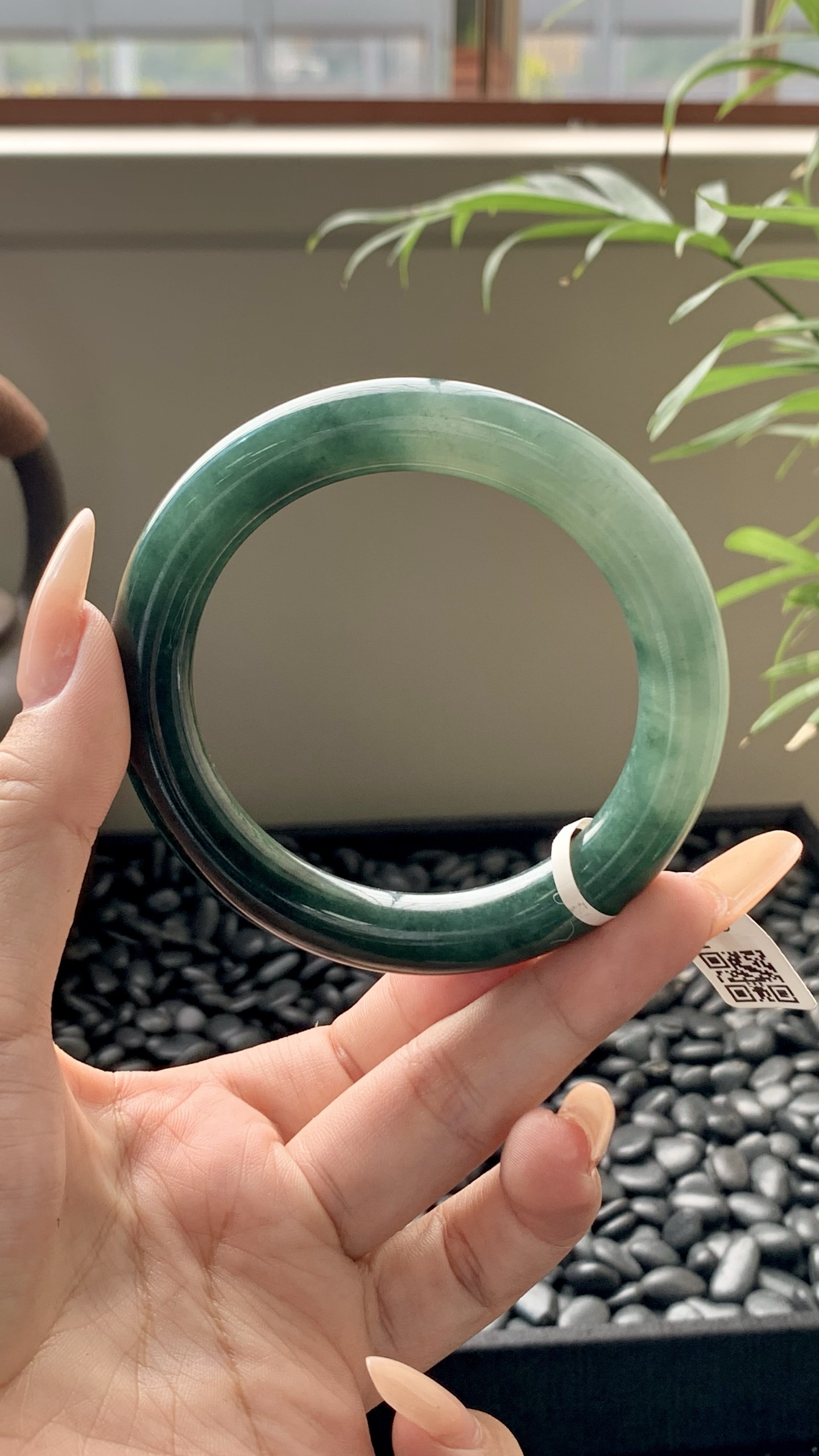 油青半山水飘花正圈成品 HYC-427 ⭕️55.5-10.5-11