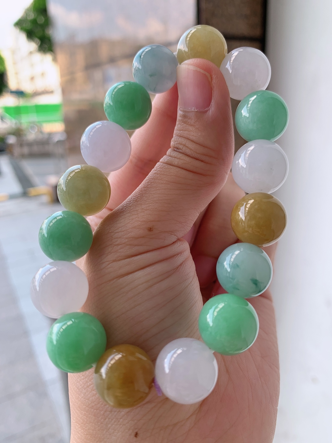 ️ 多宝珠珠手串，色彩柔和，珠圆玉润，清新温婉