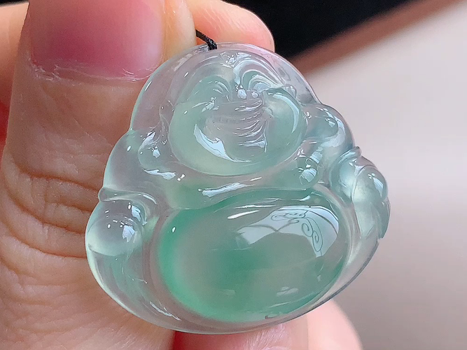 ️ 笑佛，无裂，尺寸30.1-27.2-6.0mm，包A附证书