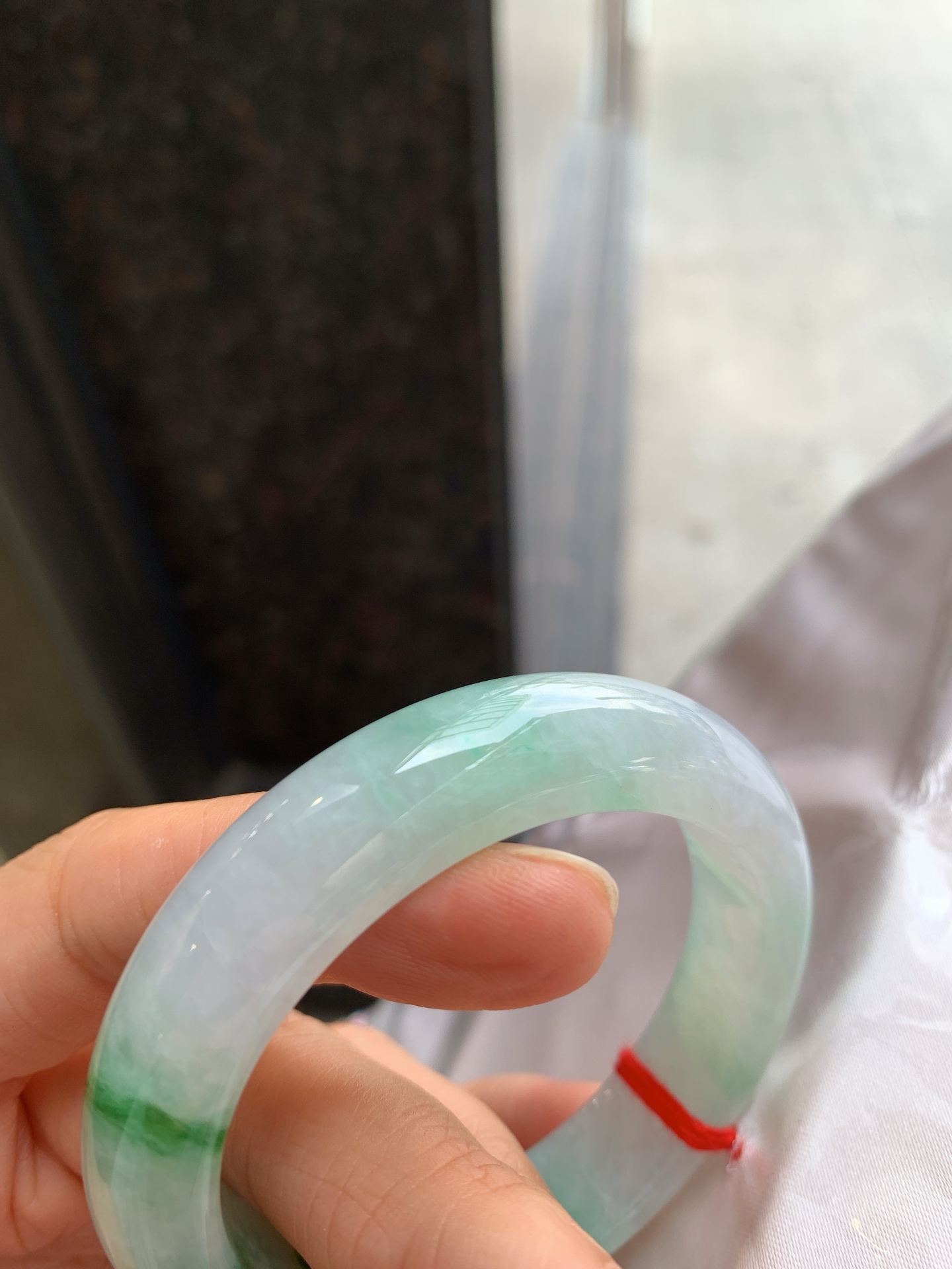 正圈飘绿 微晶体结构 尺寸：52.8/12.8/9 色清爽