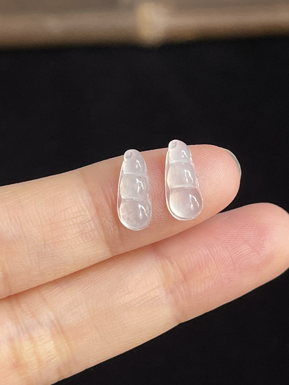 翡翠四季豆裸石