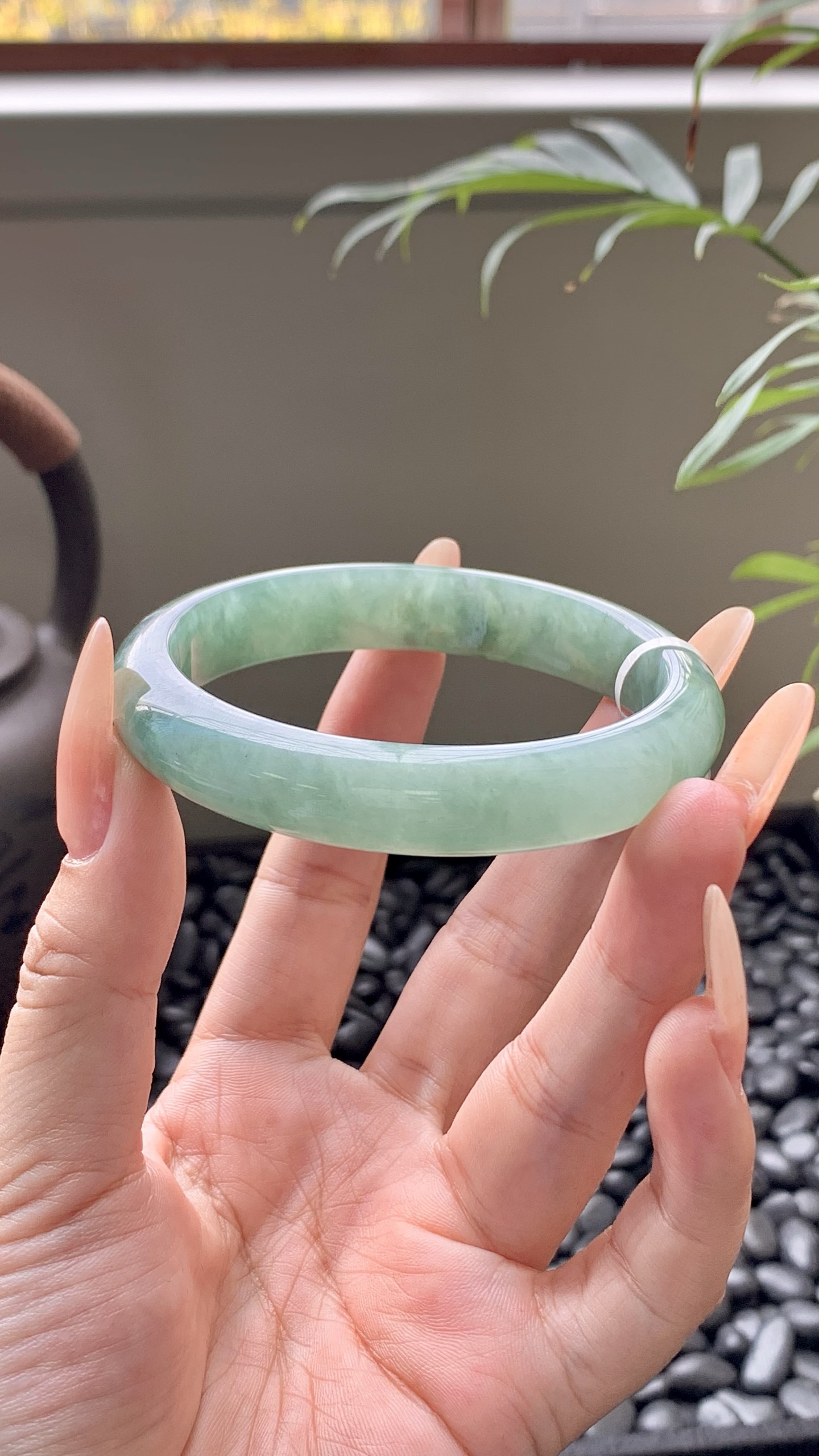 湖水绿正圈成品 HYY-9843 ⭕️57-11.5-8