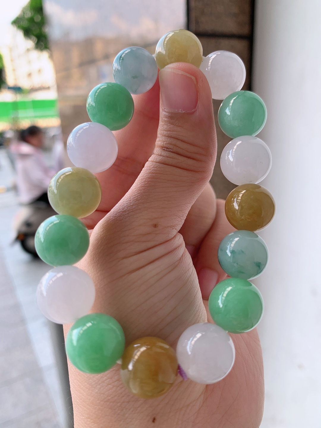 ️ 多宝珠珠手串，色彩柔和，珠圆玉润，清新温婉