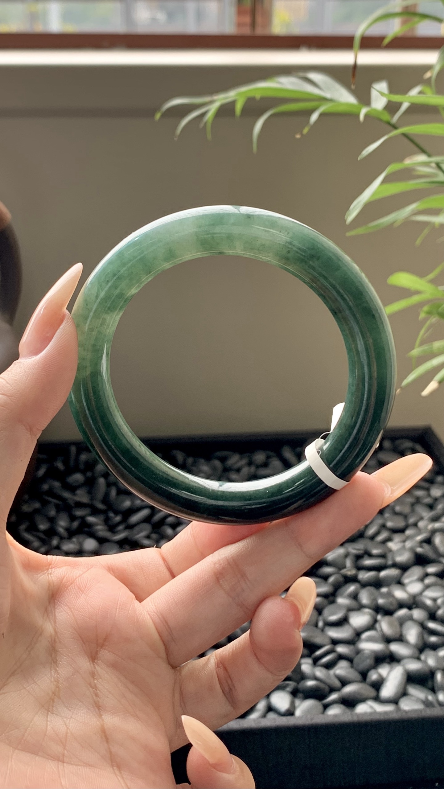 油青半山水飘花正圈成品 HYC-427 ⭕️55.5-10.5-11