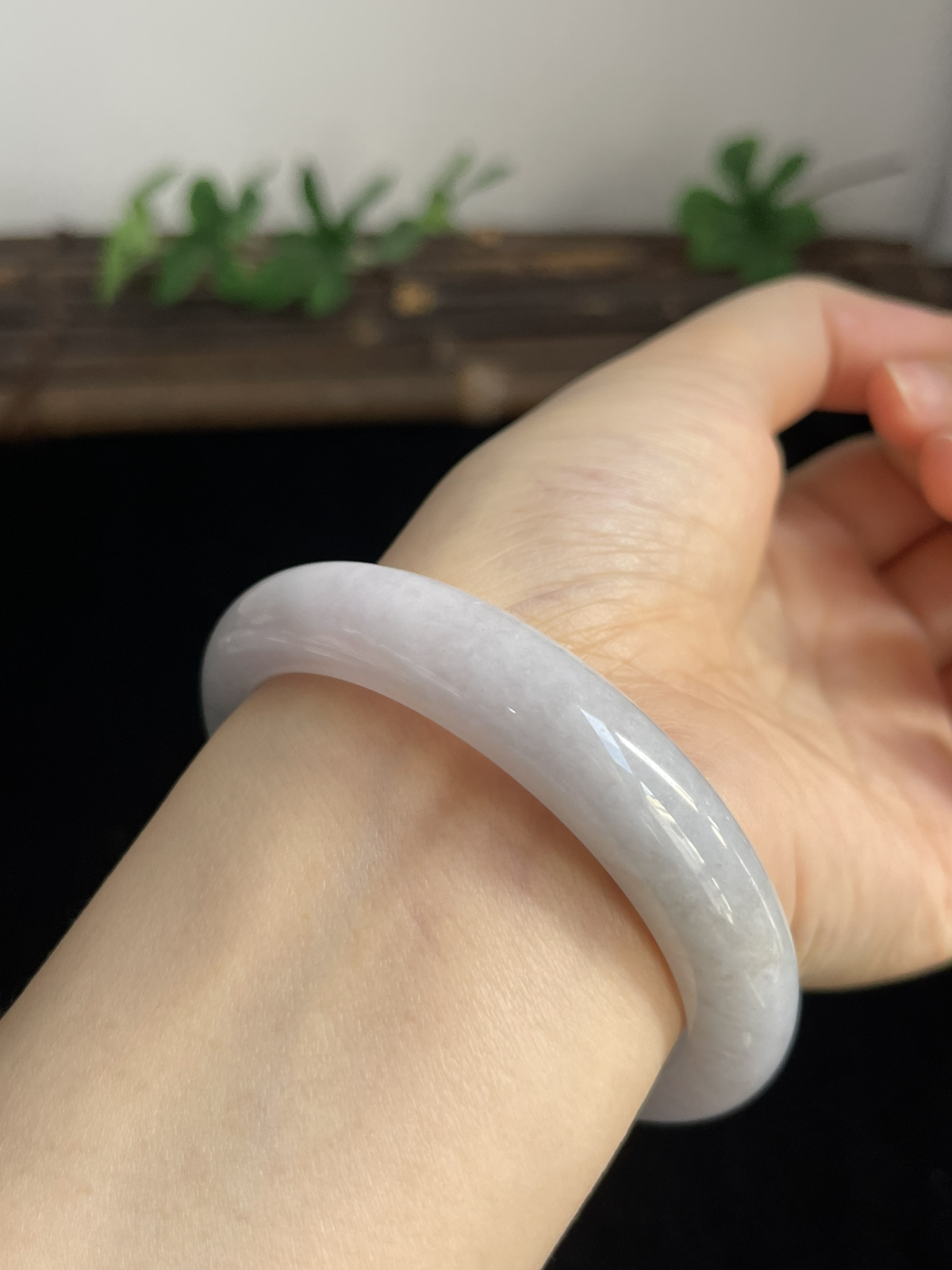 正圈58圈口，翡翠手镯