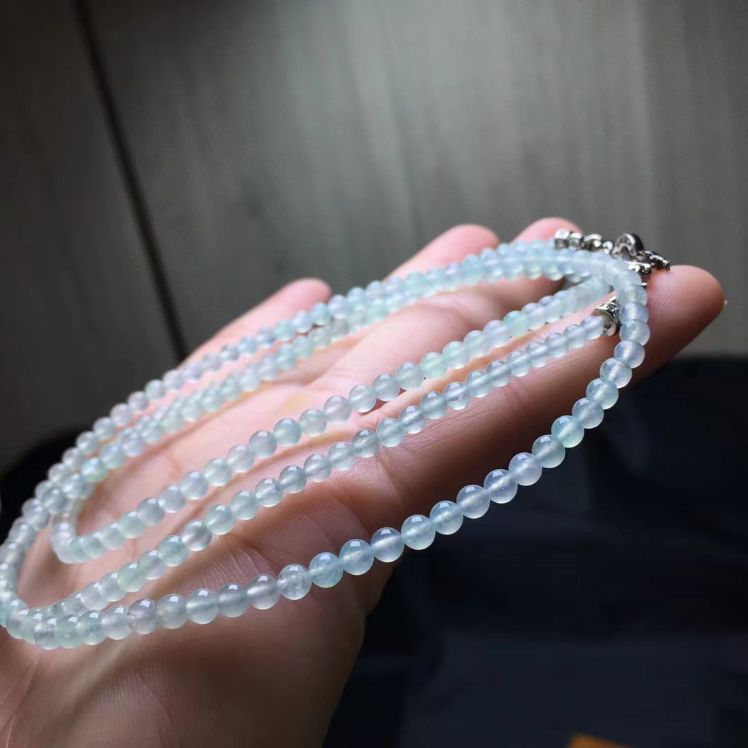 ️ 冰晴小米珠，卡3.6～3.2mm，200颗，种好，玉质细腻，通透，颗颗精选