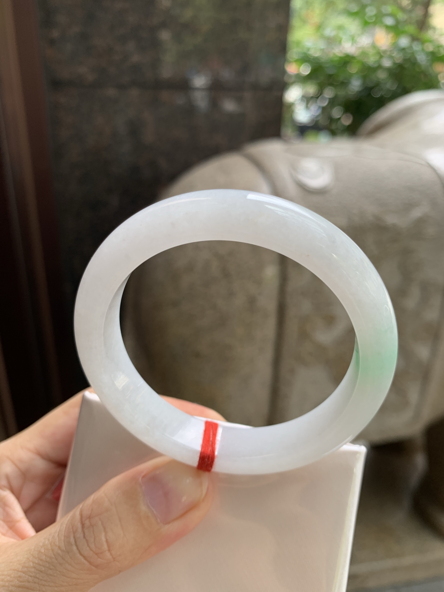 白底青正圈,0818-N1361,打灯细纹，肉眼不显