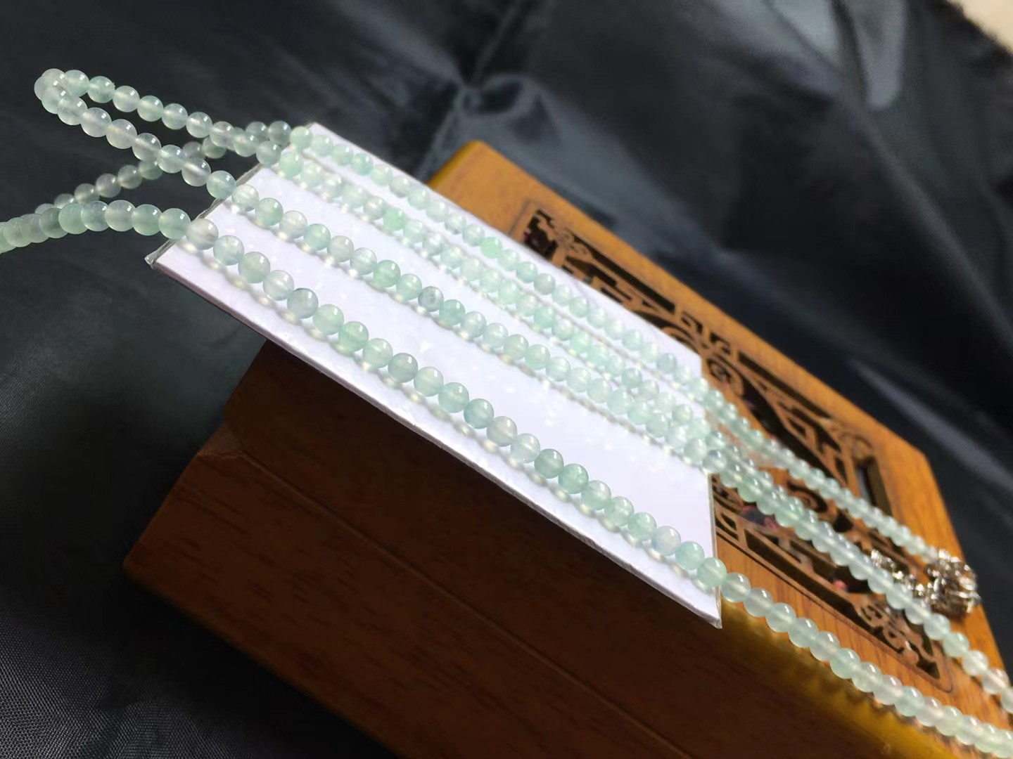 ️ 冰晴小米珠，卡3.6～3.2mm，200颗，种好，玉质细腻，通透，颗颗精选