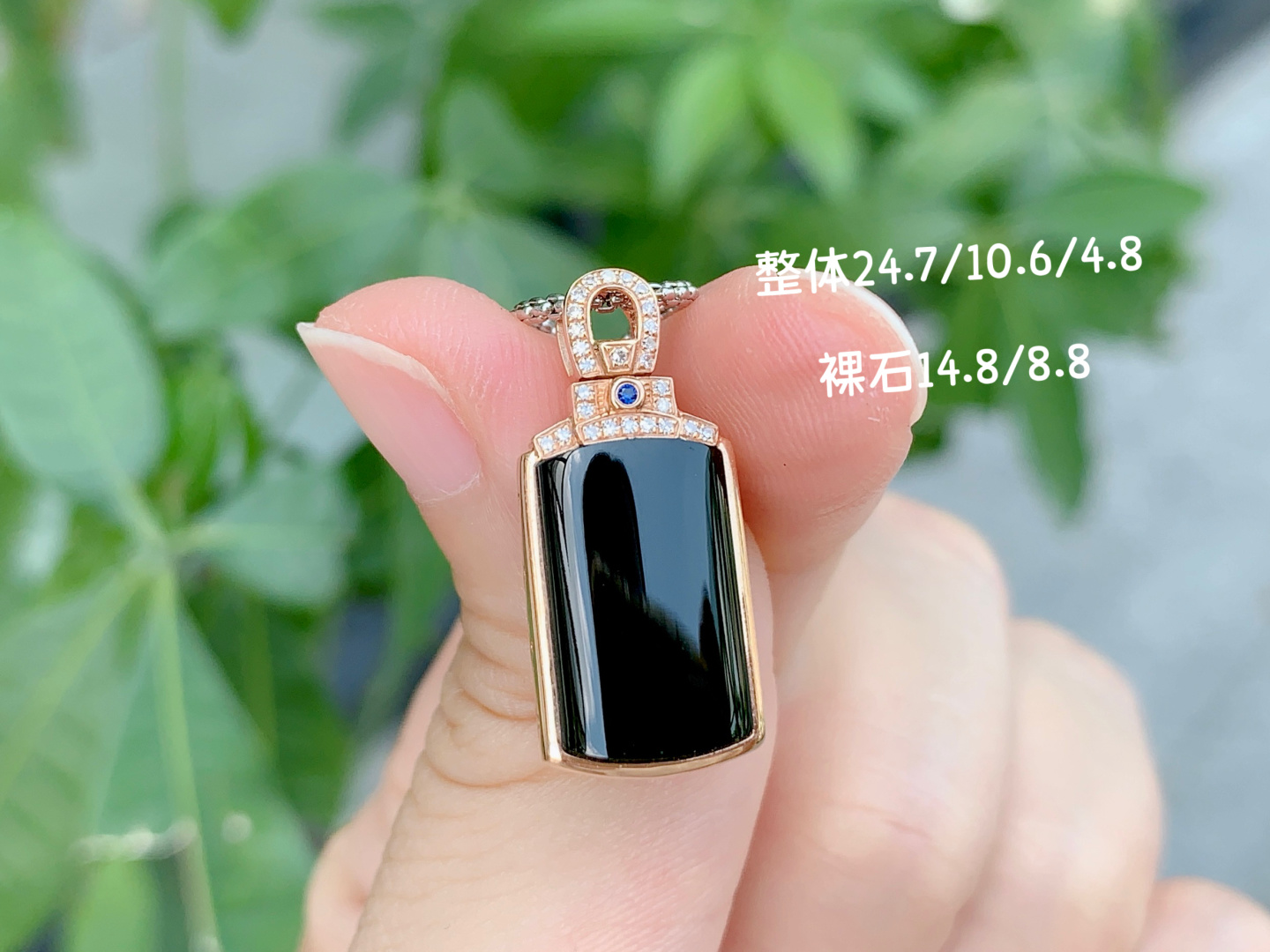 ️墨翠素面吊坠｜风格低调奢华，不挑穿搭～，14.8-8.8