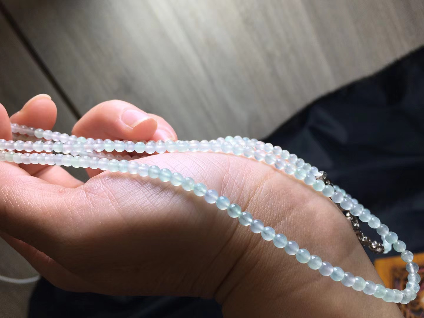 ️ 冰晴小米珠，卡3.6～3.2mm，200颗，种好，玉质细腻，通透，颗颗精选