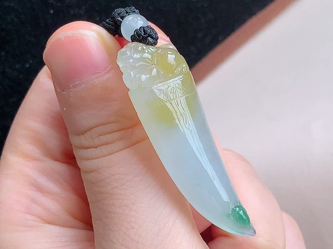 ️ 龙牙，无裂，尺寸45.0-15.2-9.2mm，包A附证书