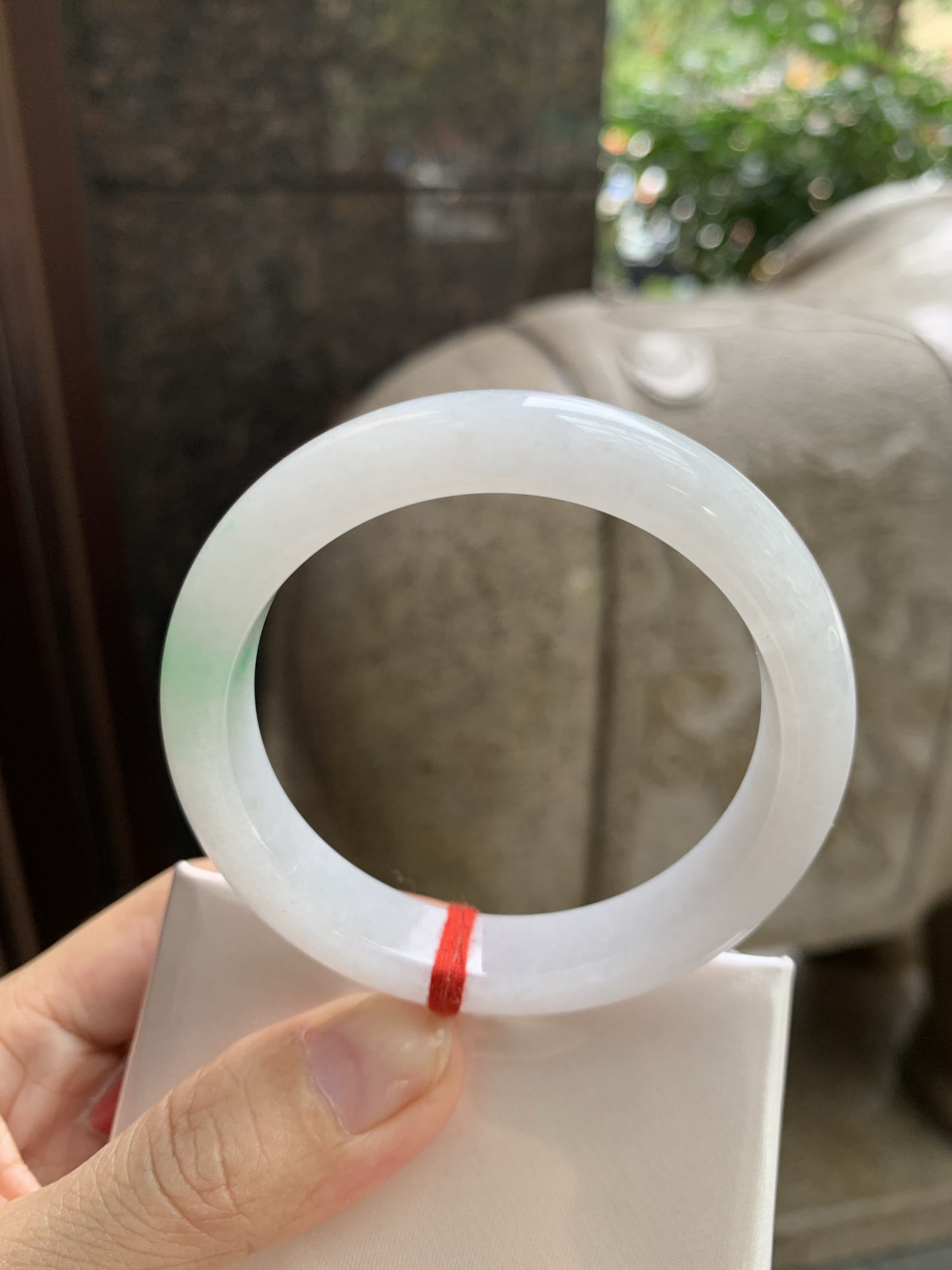 白底青正圈,0818-N1361,打灯细纹，肉眼不显