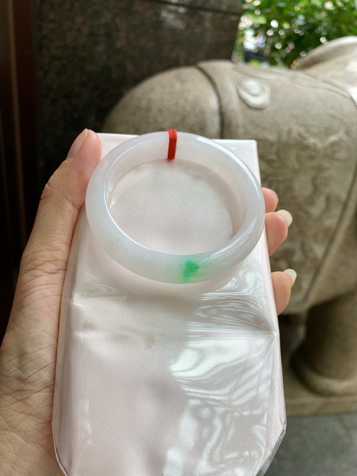 白底青正圈,0818-N1361,打灯细纹，肉眼不显