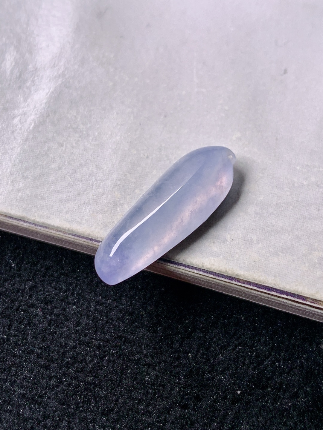 冰紫福瓜，色泽浓艳，尺寸23.3*8.1*5