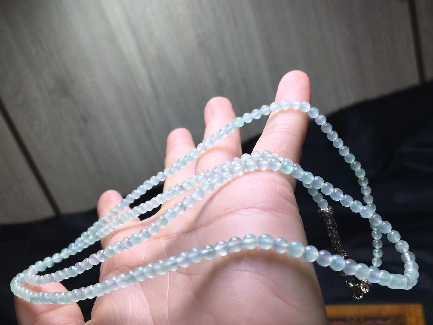 ️ 冰晴小米珠，卡3.6～3.2mm，200颗，种好，玉质细腻，通透，颗颗精选