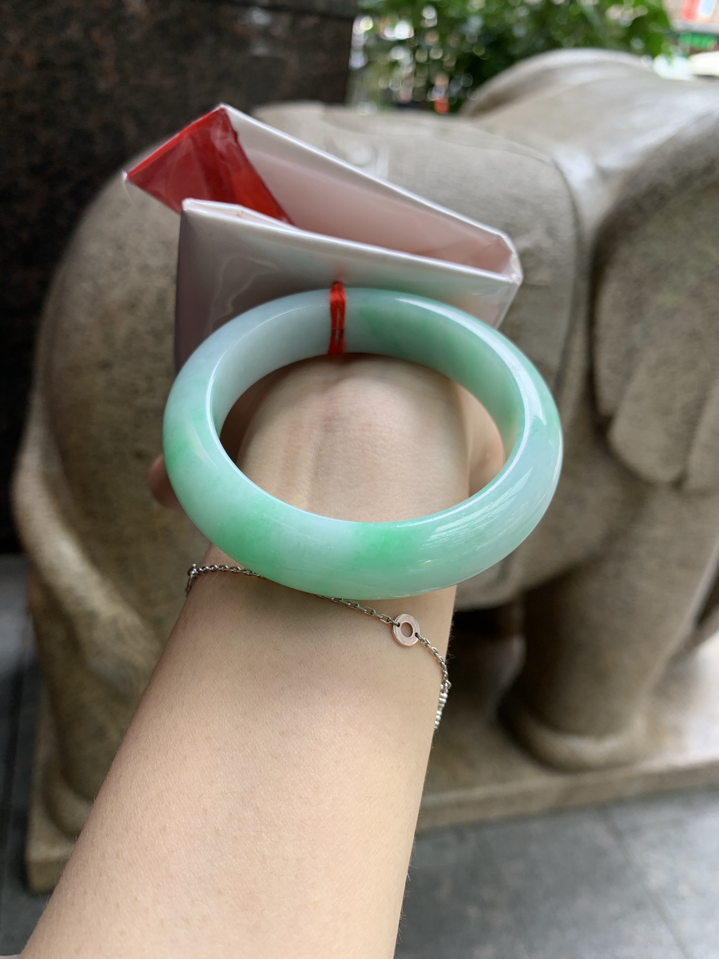 白底青正圈,0818-N1360