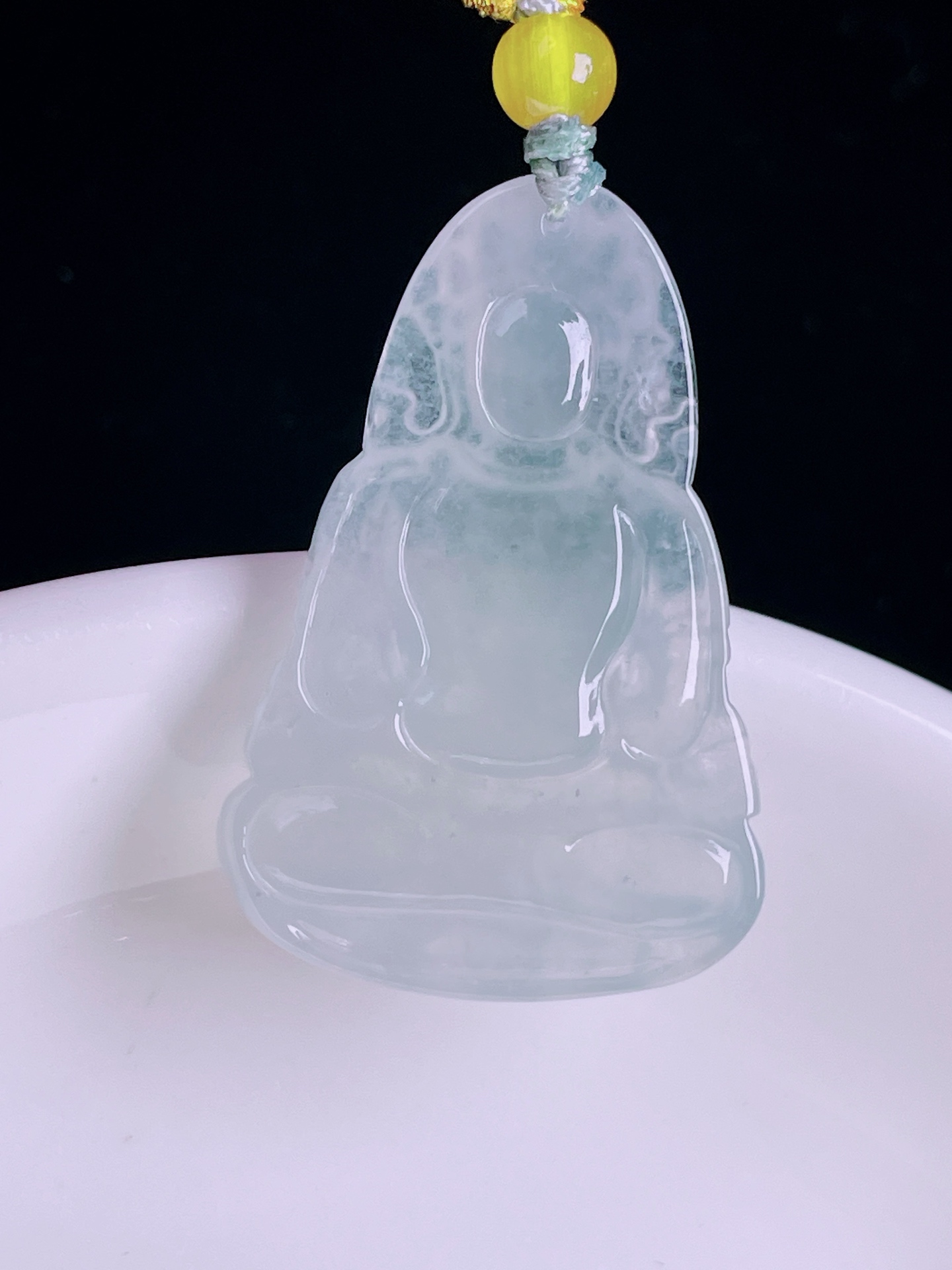 ️高冰度母，老种起光，细底通透，尺寸：32/21.3/4.3mm0819