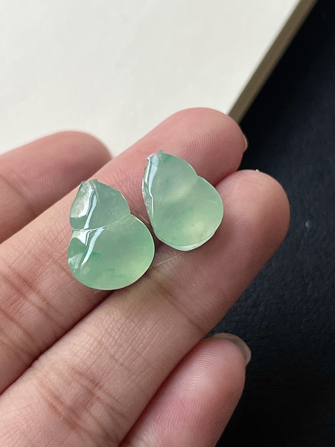 ️【葫芦一对】种老细腻，色阳浓郁起胶，尺寸：15.7*12*7，14.2*10.3*5.2,asd1819