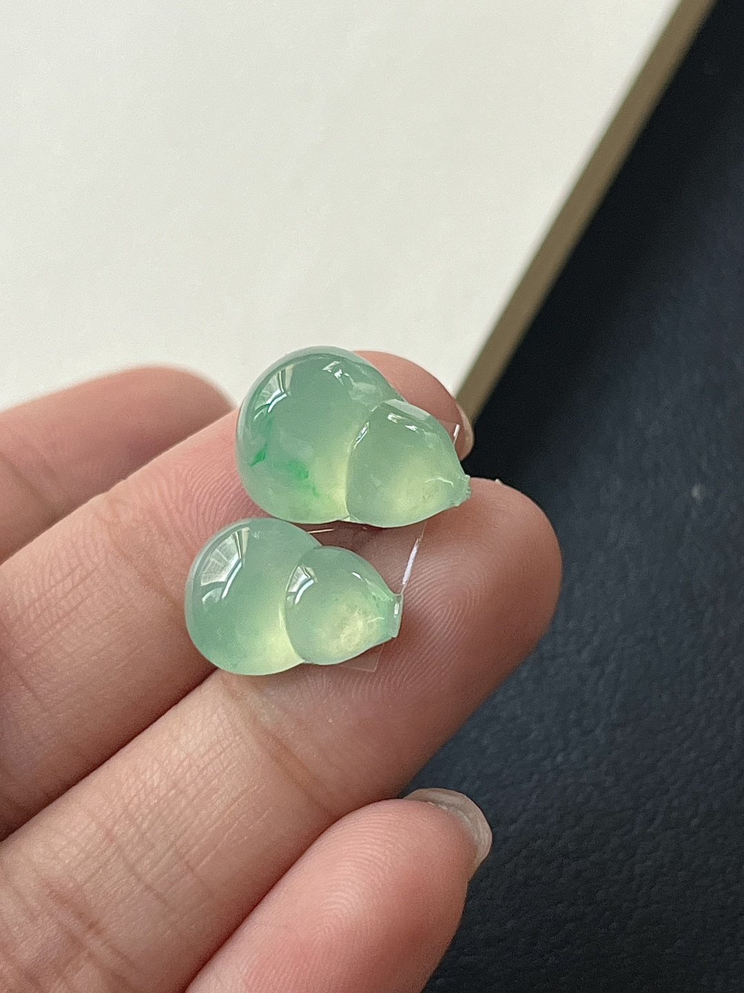 ️【葫芦一对】种老细腻，色阳浓郁起胶，尺寸：15.7*12*7，14.2*10.3*5.2,asd1819
