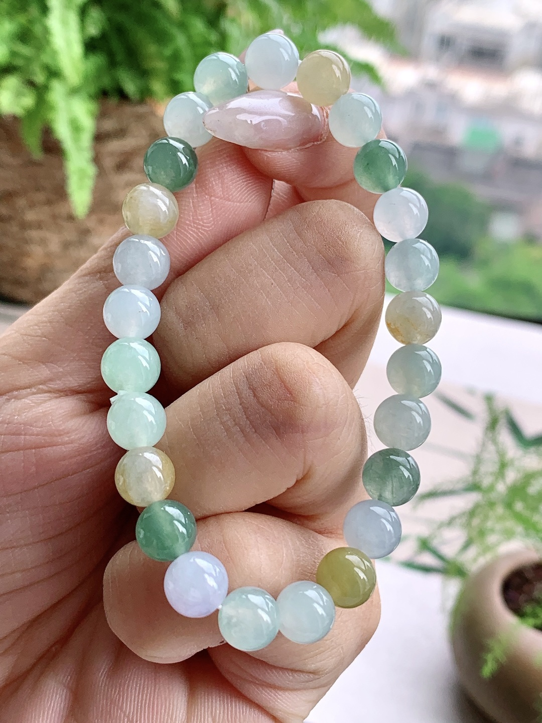 冰多宝手串圆珠子手串，性比高