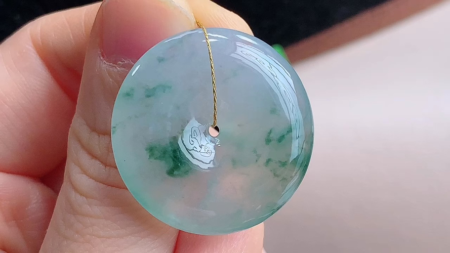 ️ 平安扣，尺寸28.0-5.1mm，包A附证书