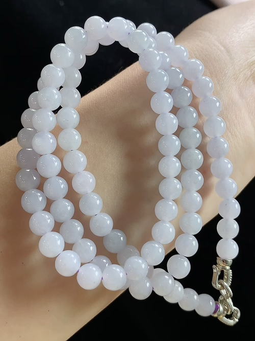 玉珠项链，尺寸6.7mm，90颗，D20dlh