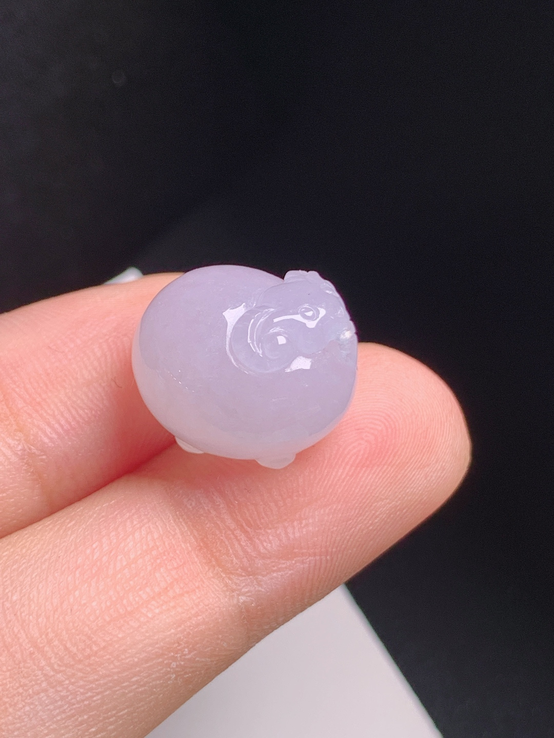 ️ 粉紫小羊，细润柔和，雕工讨喜，吉祥纳福