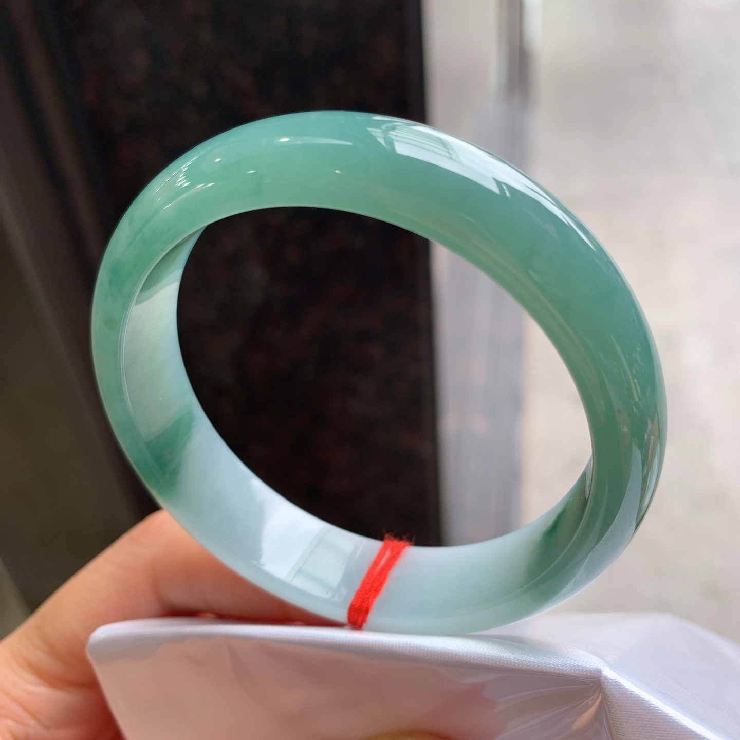 正圈油清 微细纹 尺寸：57.3/13.6/7.2 细腻