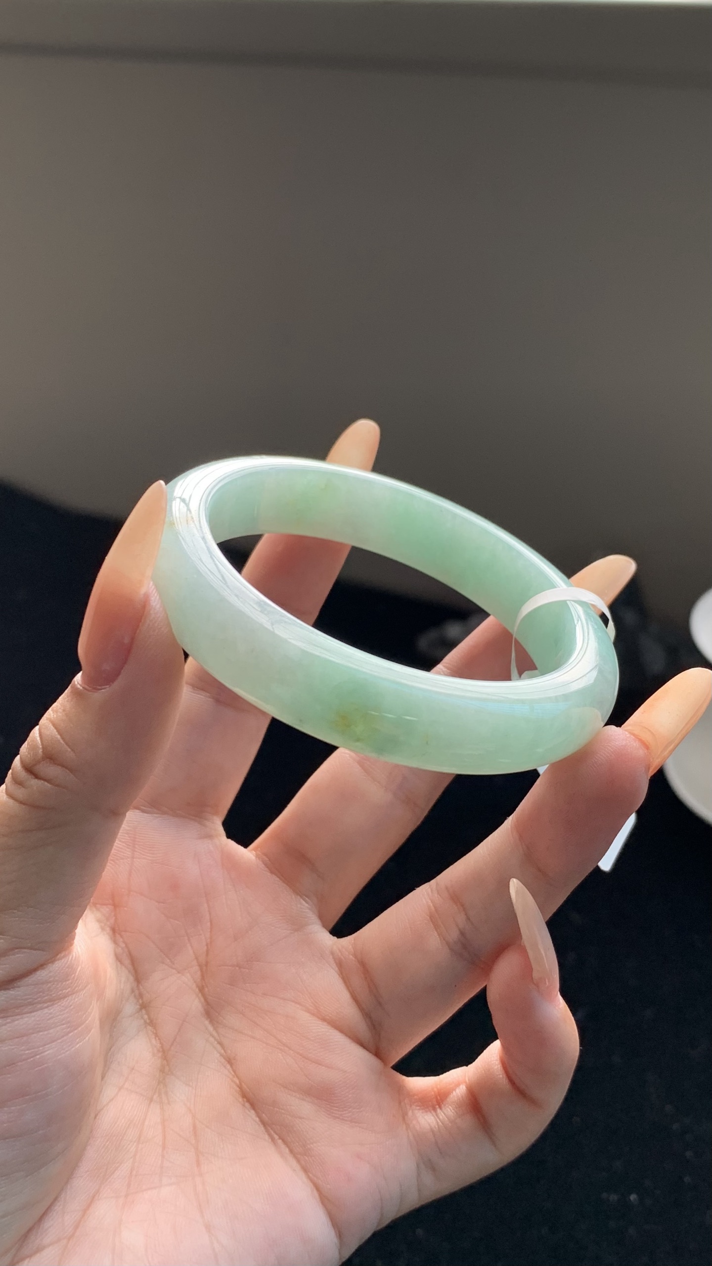 晴绿底洒金正圈成品 HYY-8302 ⭕️54-12-8.5