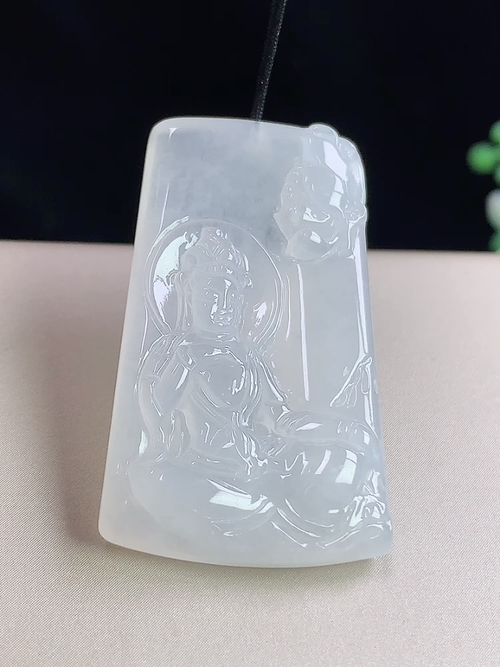 冰种观音，无裂，尺寸37.4-22.1-5.5mm，D20hey