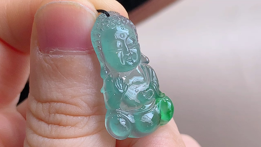 ️ 宝宝佛，无裂，尺寸26.4-16.0-4.0mm，包A附证书