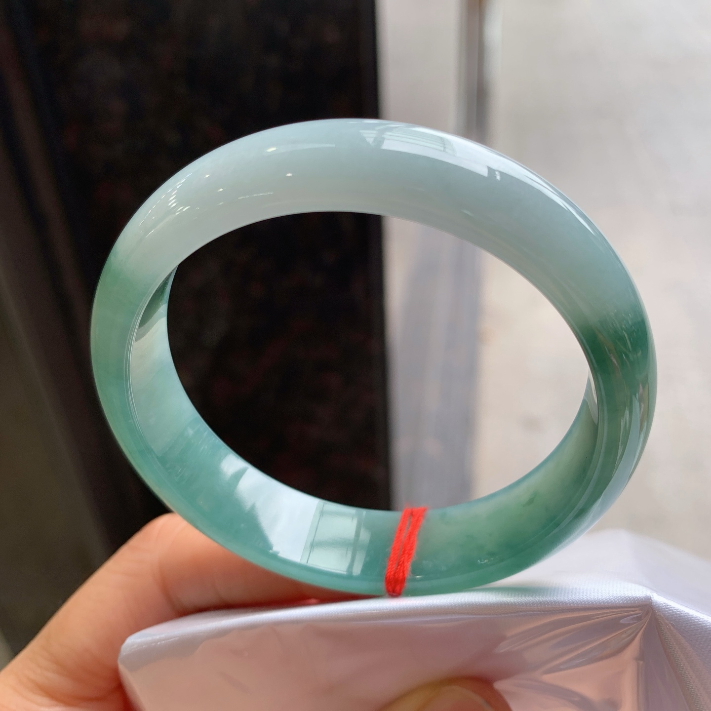 正圈油清 微细纹 尺寸：57.3/13.6/7.2 细腻