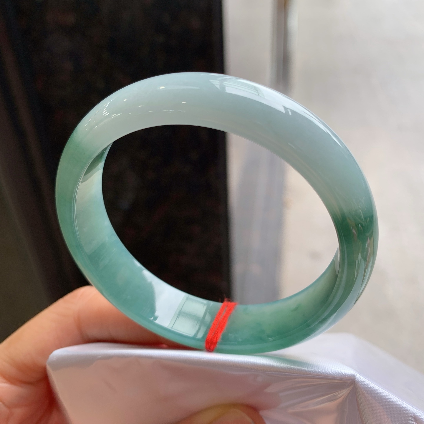 正圈油清 微细纹 尺寸：57.3/13.6/7.2 细腻