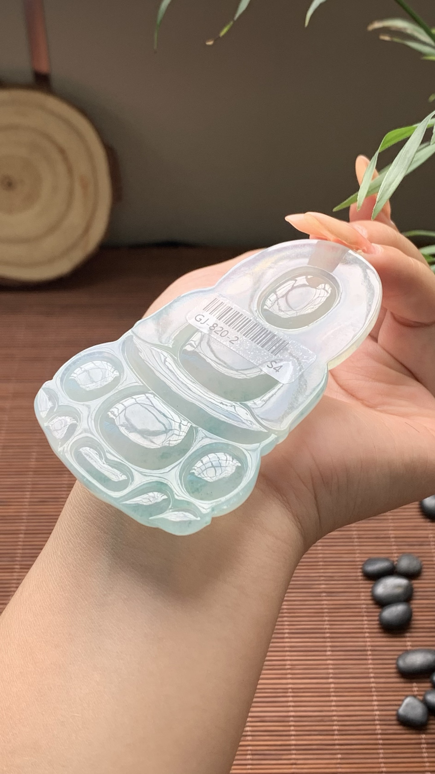 飘绿花观音,GJ-820-2,尺寸：79.5-50.4-8