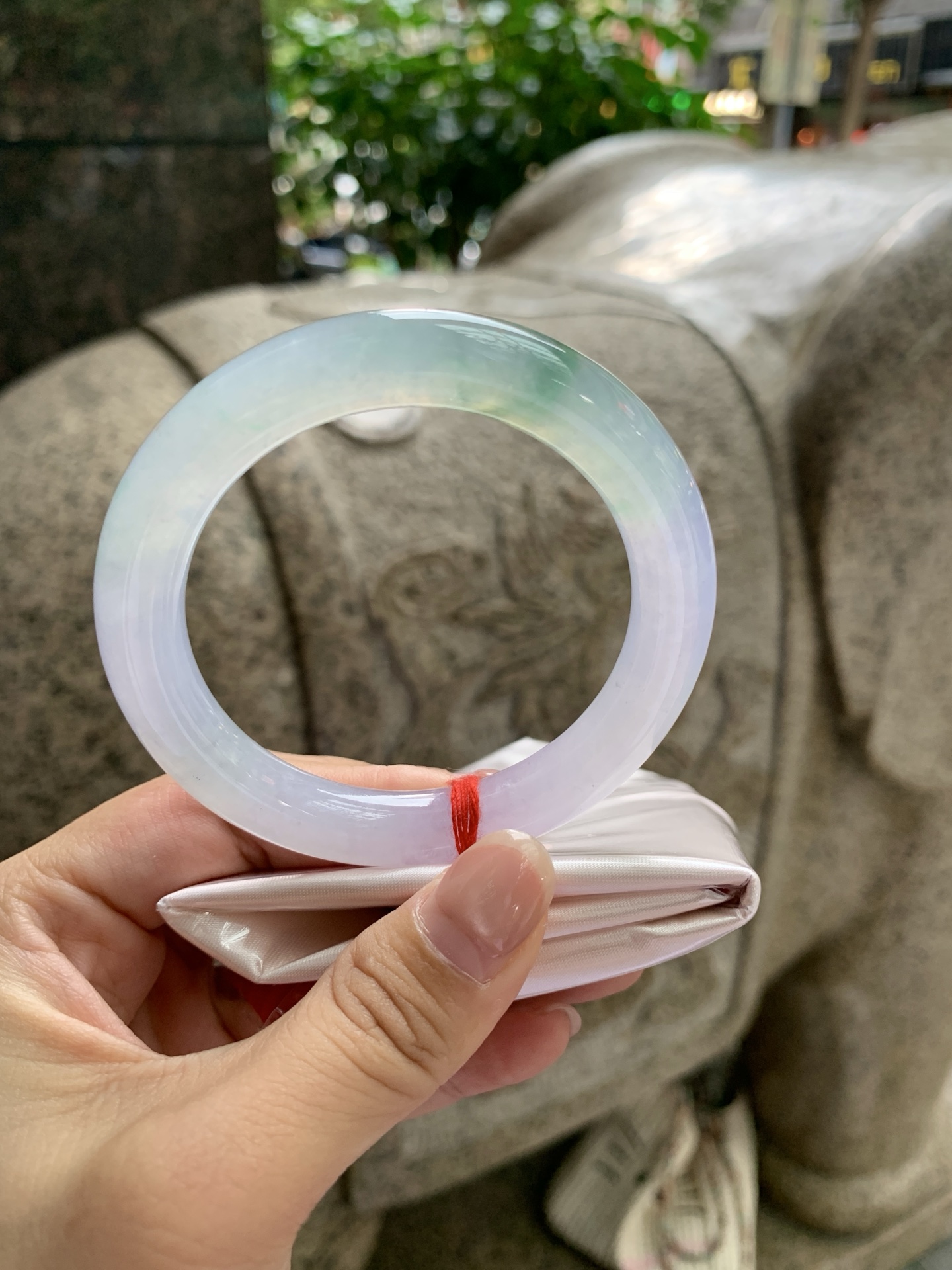冰春彩圆,打灯棉线+棉纹