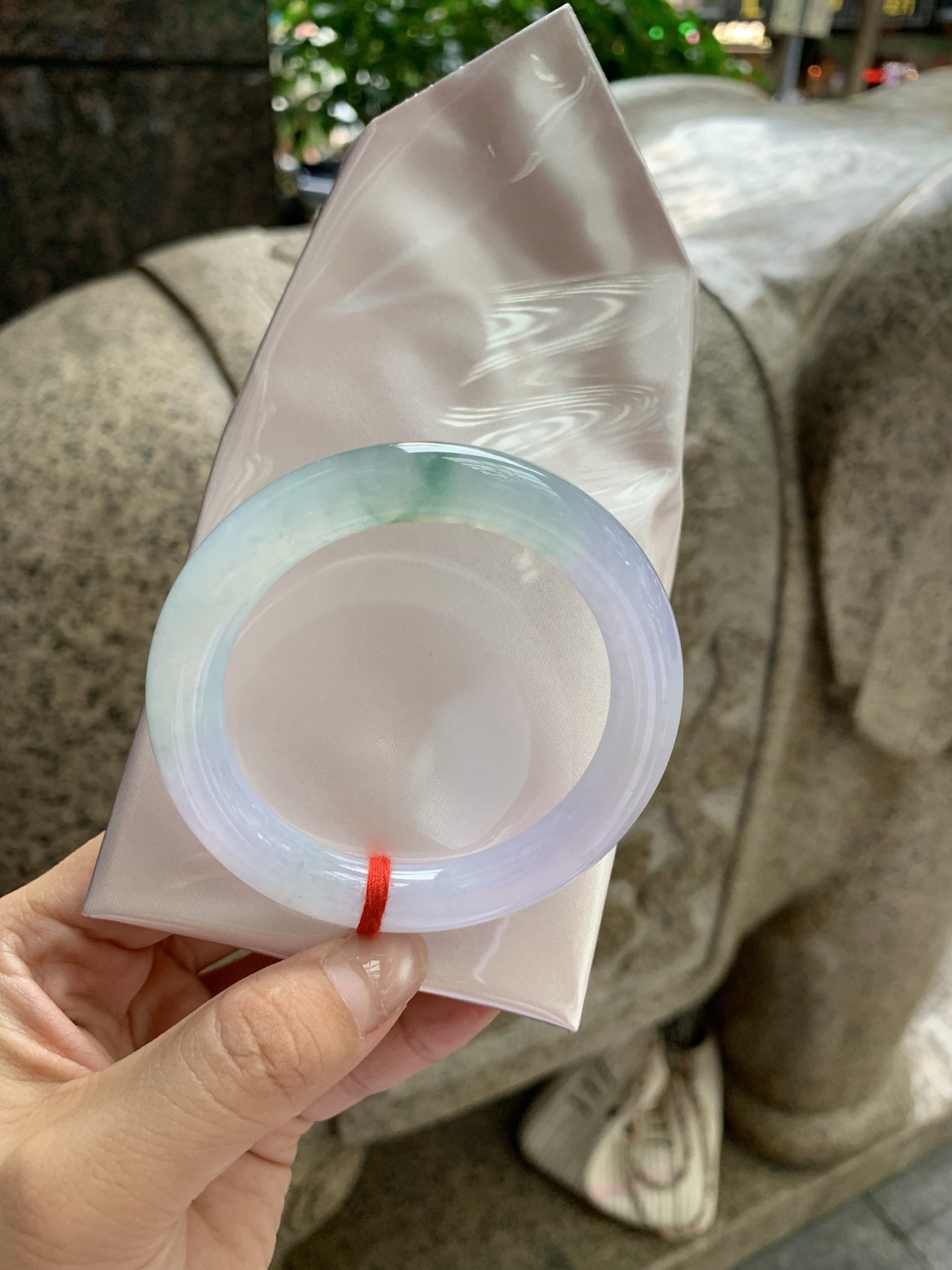 冰春彩圆,打灯棉线+棉纹