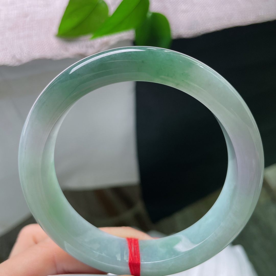 半山水正圈，微紫，水润细腻，大圈口，贵气，沉稳，皮纹，57567a