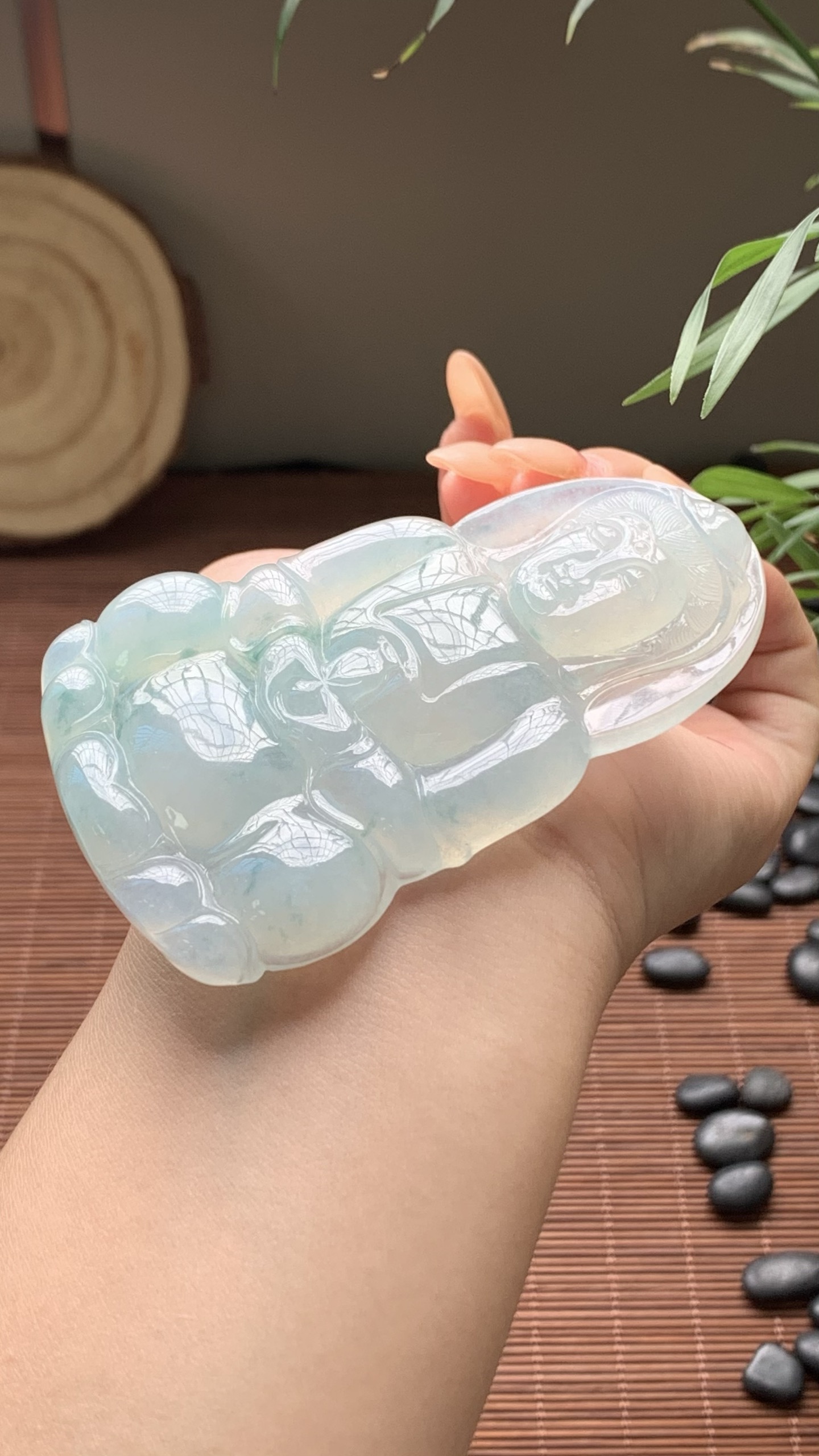飘绿花观音,GJ-820-2,尺寸：79.5-50.4-8