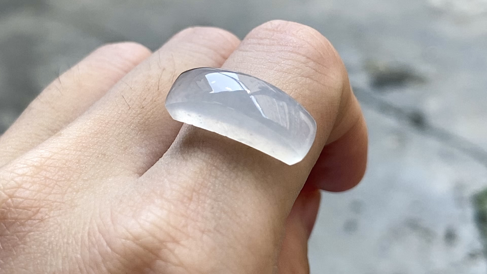 冰种马鞍,完整