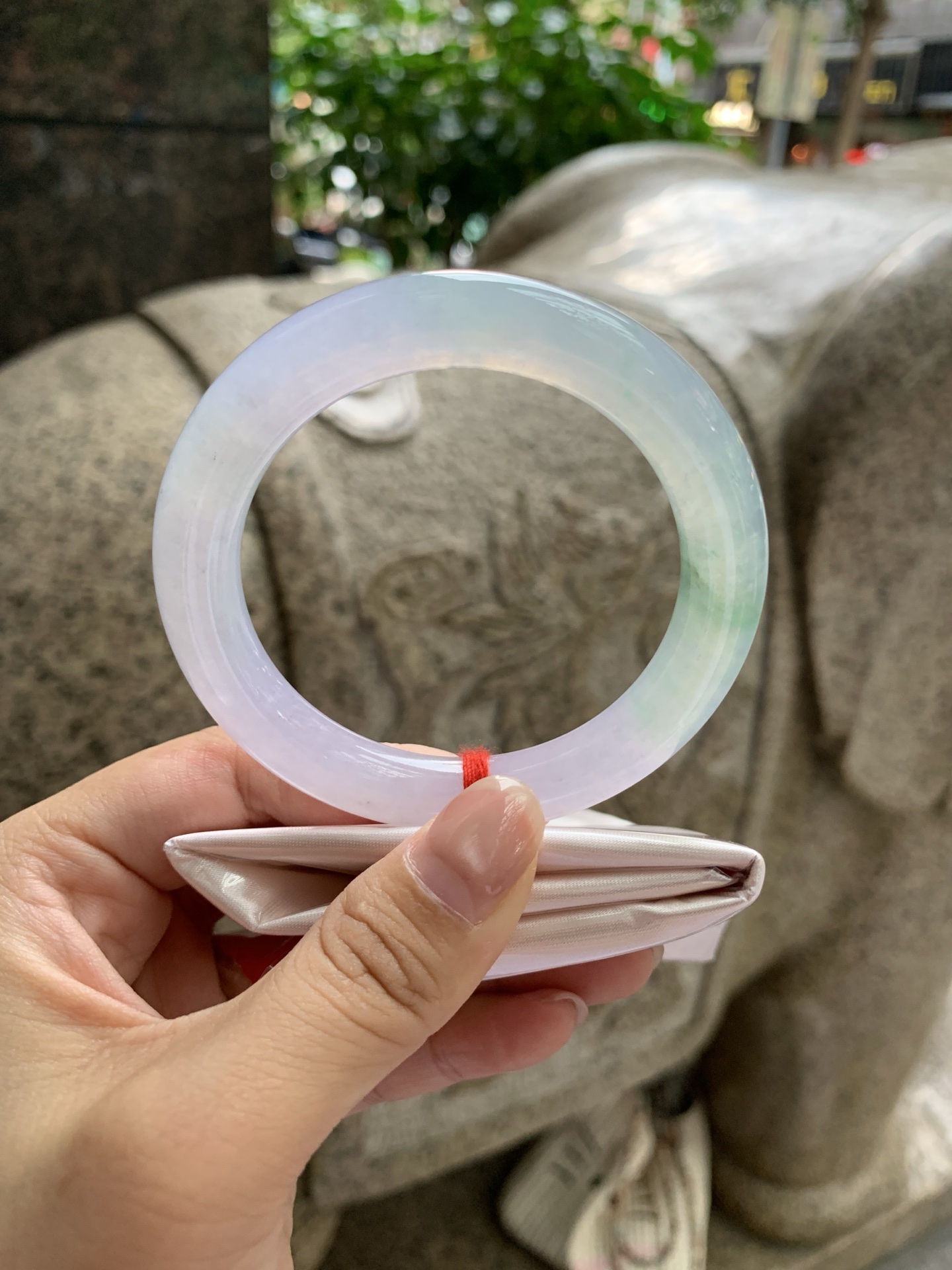 冰春彩圆,打灯棉线+棉纹