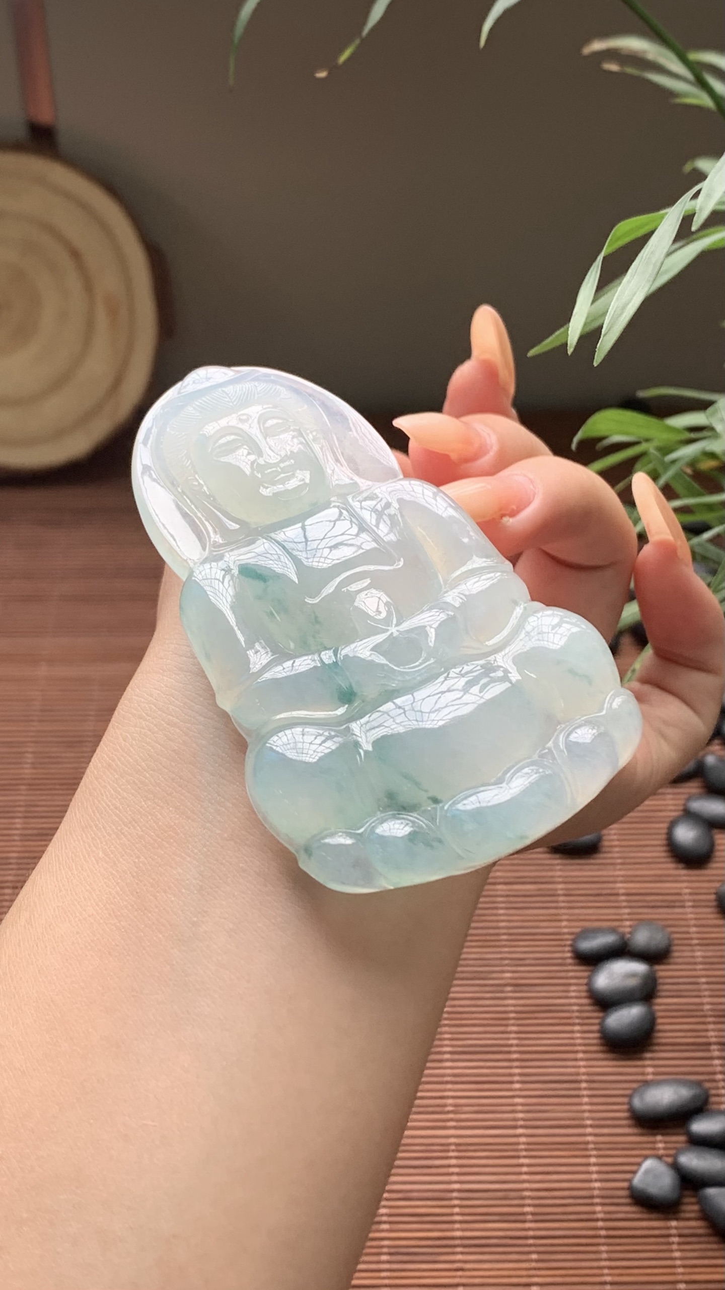 飘绿花观音,GJ-820-2,尺寸：79.5-50.4-8