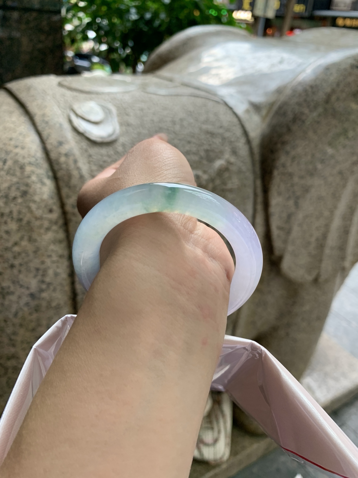 冰春彩圆,打灯棉线+棉纹