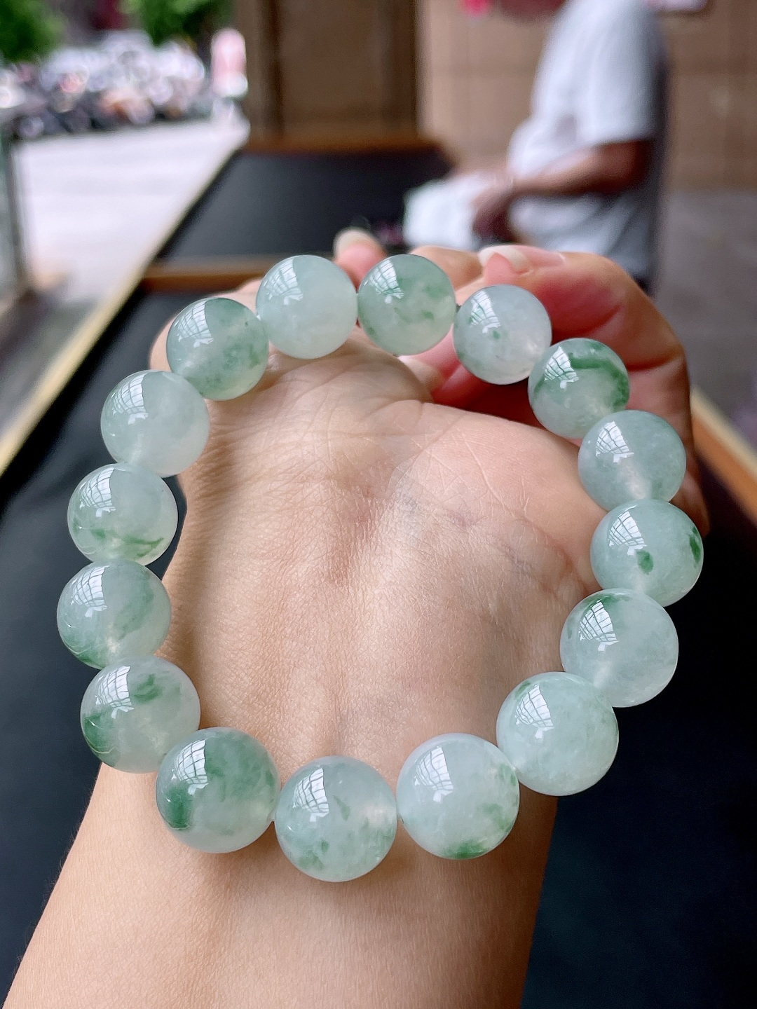飘花灵动，油润起胶，尺寸：12.8