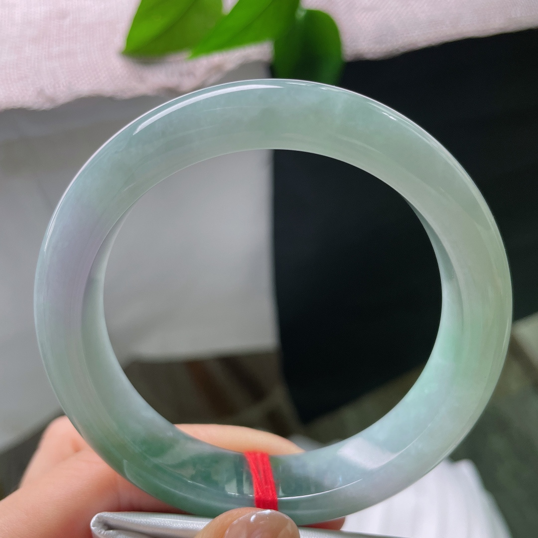 半山水正圈，微紫，水润细腻，大圈口，贵气，沉稳，皮纹，57567a