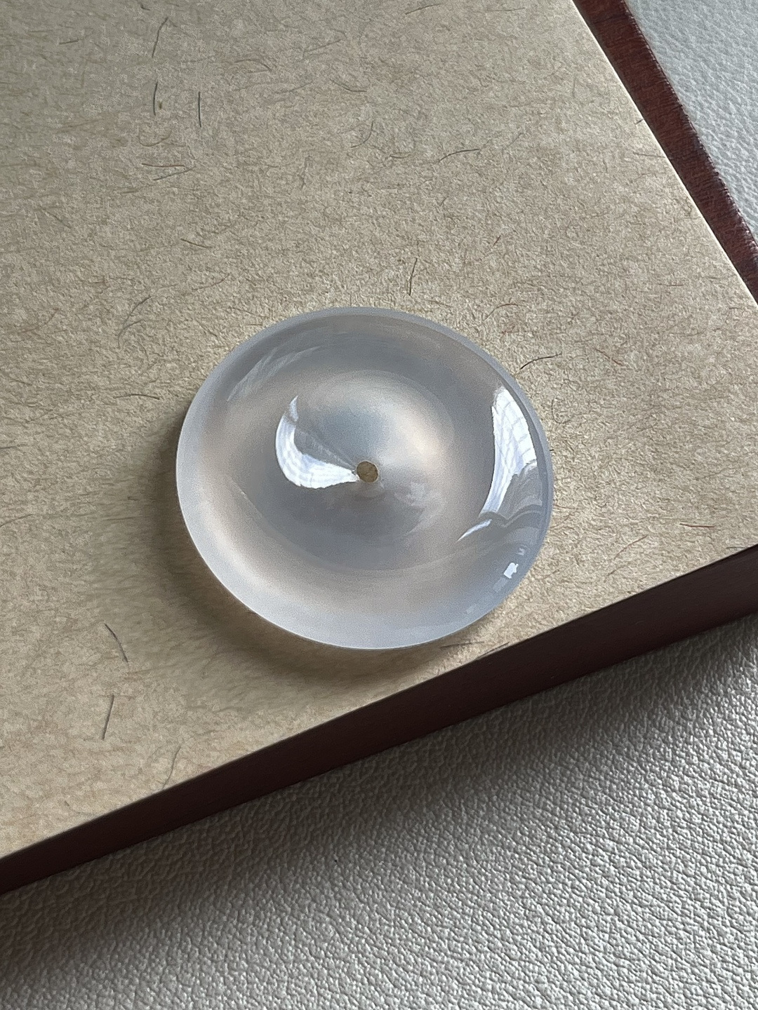 ️【平安扣】冰润水透，种老细腻起荧，尺寸：24.6*4.7,b29821