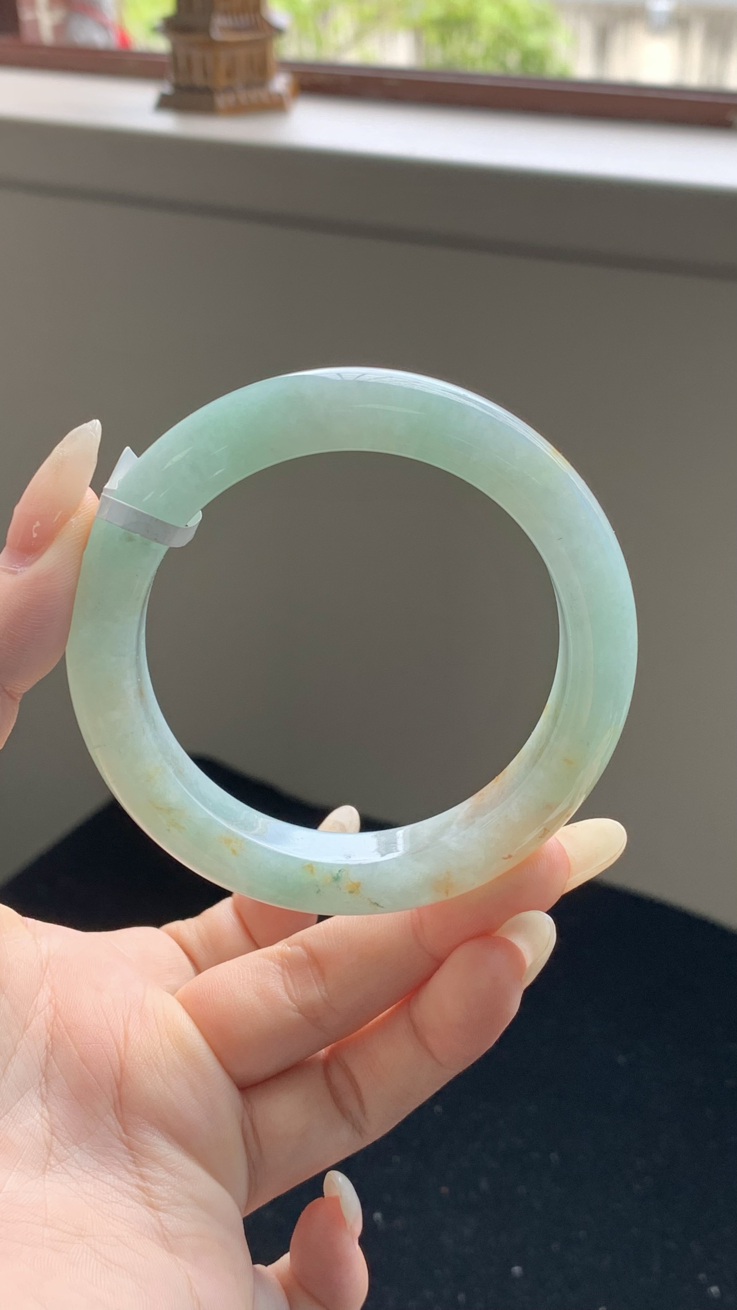 果绿洒金正圈成品 HYY-8526 ⭕️55.5-11-9